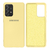 Capinha Celular Galaxy A72 Silicone Cover Aveludado Amarelo Bebê