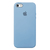 Capinha Celular iPhone 5, 5S e SE 1ª Geração (2016) Silicone Cover Aveludado Azul Bebê