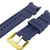 Pulseira Para Relógio Invicta Pro Diver Azul Completa Com Detalhes Dourado na internet