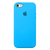 Capinha Celular iPhone 5, 5S e SE 1ª Geração (2016) Silicone Cover Aveludado Azul Piscina