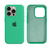 Imagem do Capinha para iPhone 15 Pro em Silicone com Interior Aveludado