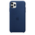 Capinha Celular para iPhone 11 Pro Max Silicone Aveludado Azul Holandês
