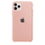 Capinha Celular para iPhone 11 Pro Max Silicone Aveludado Rosa Areia