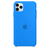 Capinha Celular para iPhone 11 Pro Max Silicone Aveludado Azul Piscina