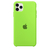 Capinha Celular para iPhone 11 Pro Max Silicone Aveludado Verde Neon