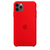 Capinha Celular para iPhone 11 Pro Max Silicone Aveludado Vermelho