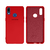 Capinha Celular Galaxy A10S Silicone Cover Aveludado Vermelho
