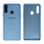 Capinha Celular Galaxy A20S Silicone Cover Aveludado Azul Caribe