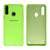 Capinha Celular Galaxy A20S Silicone Cover Aveludado Verde