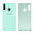 Capinha Celular Galaxy A20S Silicone Cover Aveludado Azul Tiffany