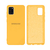 Capinha Celular Galaxy A31 Silicone Cover Aveludado Amarelo