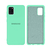 Capinha Celular Galaxy A31 Silicone Cover Aveludado Verde Água