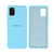 Capinha Celular Galaxy A31 Silicone Cover Aveludado Azul Aquario