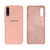 Capinha Celular Galaxy A50/A30S Silicone Cover Aveludado Rosa Creme