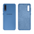 Capinha Celular Galaxy A50/A30S Silicone Cover Aveludado Azul Caribe