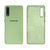 Capinha Celular Galaxy A50/A30S Silicone Cover Aveludado Verde Menta