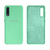 Capinha Celular Galaxy A50/A30S Silicone Cover Aveludado Verde Água