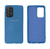 Capinha Celular Galaxy A52 Silicone Cover Aveludado Azul Caribe