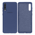 Capinha Celular Galaxy A70 Silicone Cover Aveludado Azul Holandês