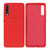Capinha Celular Galaxy A70 Silicone Cover Aveludado Vermelho