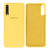Capinha Celular Galaxy A70 Silicone Cover Aveludado Amarelo