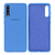 Capinha Celular Galaxy A70 Silicone Cover Aveludado Azul Royal