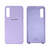 Capinha Celular Galaxy A70S Silicone Cover Aveludado Lilás