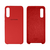 Capinha Celular Galaxy A70S Silicone Cover Aveludado Vermelho