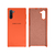 Capinha Celular Galaxy Note 10 Silicone Cover Aveludado Laranja Neon