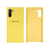 Capinha Celular Galaxy Note 10 Silicone Cover Aveludado Amarelo