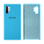 Capinha Celular Galaxy Note 10 Plus Silicone Cover Aveludado Azul Piscina