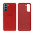 Capinha Celular Galaxy S21 Silicone Cover Aveludado Vermelho