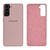 Capinha Celular Galaxy S21 Plus Silicone Relevo Câmera Rosa Areia