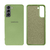 Capinha Celular Galaxy S21 Silicone Cover Aveludado Verde Menta