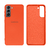 Capinha Celular Galaxy S21 Silicone Cover Aveludado Laranja