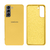 Capinha Celular Galaxy S21 Silicone Cover Aveludado Amarelo Lemon