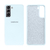 Capinha Celular Galaxy S21 Silicone Cover Aveludado Azul Aquario