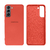 Capinha Celular Galaxy S21 Silicone Cover Aveludado Vermelho Antigo