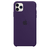 Capinha Celular para iPhone 11 Pro Max Silicone Aveludado Violeta