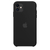 Capinha Celular iPhone 11 Silicone Aveludado - Preto