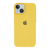 Capinha Silicone Aveludado para iPhone 14 Plus Amarelo