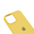 Capinha Silicone Aveludado para iPhone 14 Plus Amarelo