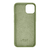 Capinha Silicone Aveludado para iPhone 14 Plus Verde Menta