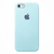 Capinha Celular iPhone 5, 5S e SE 1ª Geração (2016) Silicone Cover Aveludado Azul Céu