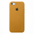 Capinha Celular iPhone 5, 5S e SE 1ª Geração (2016) Silicone Cover Aveludado Amarelo Mostarda