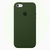 Capinha Celular iPhone 5, 5S e SE 1ª Geração (2016) Silicone Cover Aveludado Verde Militar