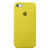 Capinha Celular iPhone 5, 5S e SE 1ª Geração (2016) Silicone Cover Aveludado Amarelo