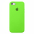 Capinha Celular iPhone 5, 5S e SE 1ª Geração (2016) Silicone Cover Aveludado Verde Neon