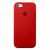 Capinha Celular iPhone 5, 5S e SE 1ª Geração (2016) Silicone Cover Aveludado Vermelho