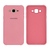 Capinha Celular Galaxy J7 NEO Silicone Cover Aveludado Rosa chiclete